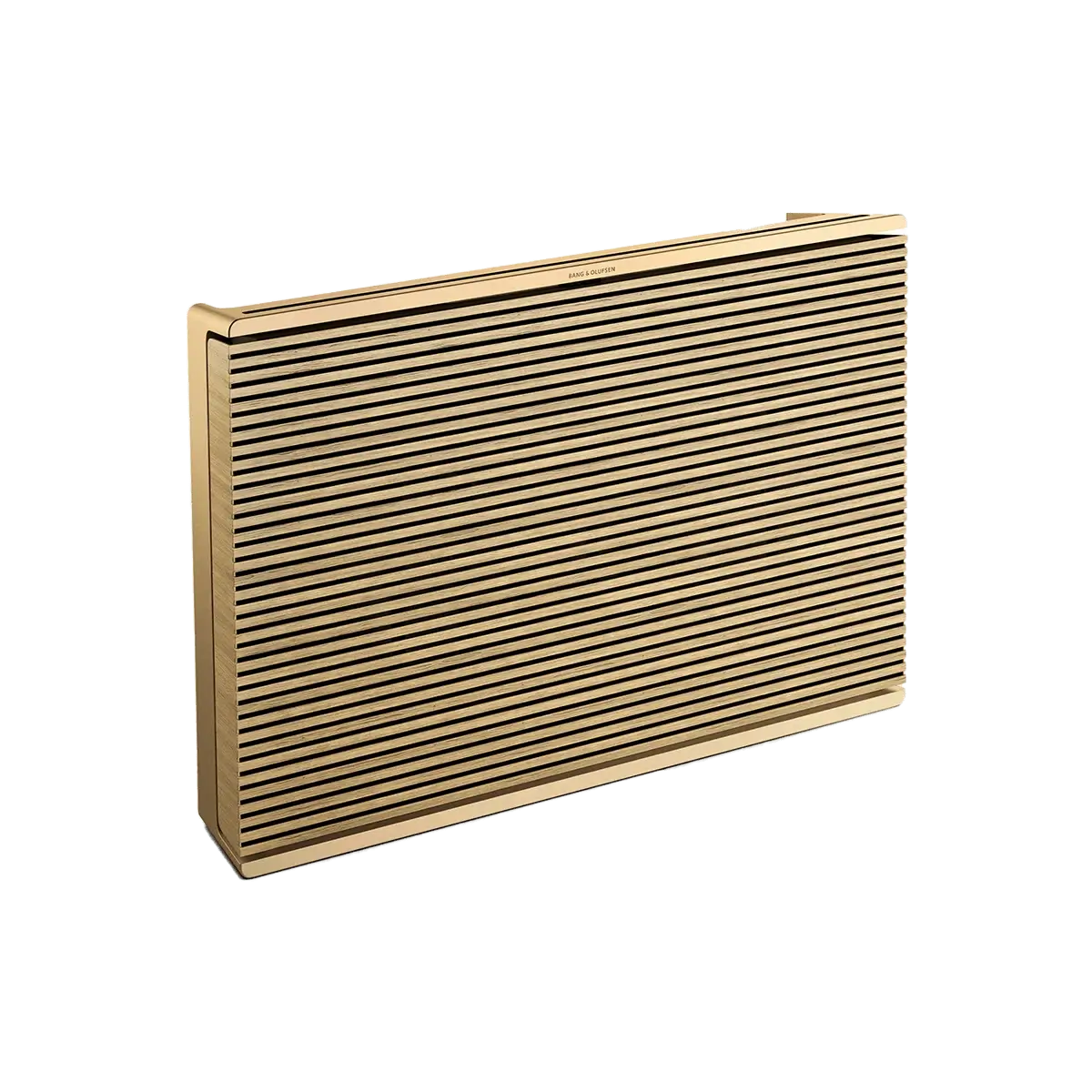 Beosound Level Speaker Gold Tone Alu (Cover Light Oak) - Image 2