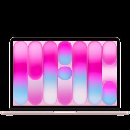 13-inch MacBook Neo: Apple A18 Pro chip with 6-core CPU and 5-core GPU, 8GB, 256GB SSD - Blush,Model A3404