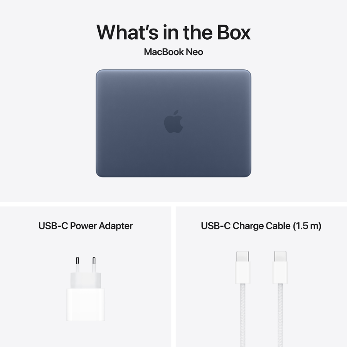 13-inch MacBook Neo: Apple A18 Pro chip with 6-core CPU and 5-core GPU, 8GB, 512GB SSD, Touch ID - Indigo,Model A3404 - Image 11