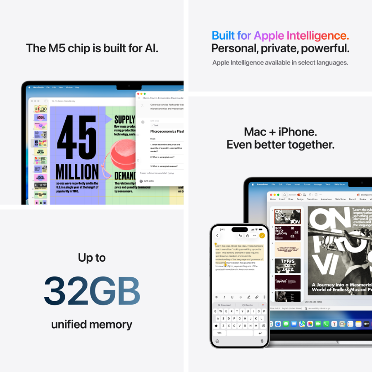 13-inch MacBook Air: Apple M5 chip with 10-core CPU and 10-core GPU, 16GB, 1TB SSD - Midnight,Model A3449 - Image 10