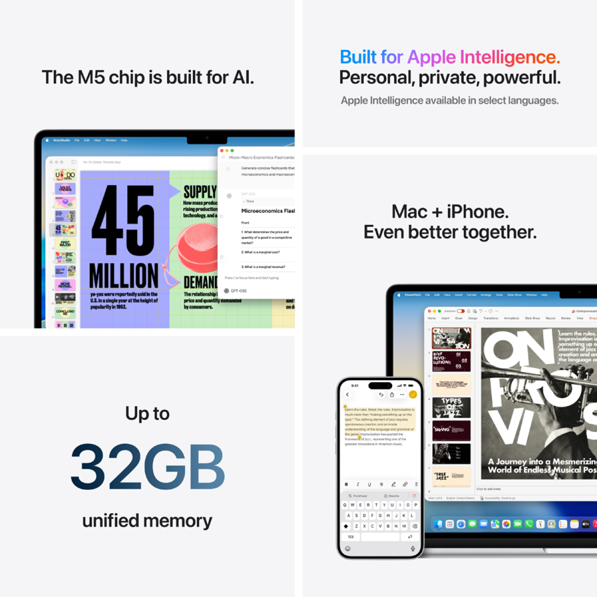 15-inch MacBook Air: Apple M5 chip with 10-core CPU and 10-core GPU, 24GB, 1TB SSD - Sky Blue,Model A3448 - Image 10