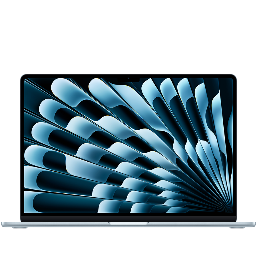 15-inch MacBook Air: Apple M5 chip with 10-core CPU and 10-core GPU, 24GB, 1TB SSD - Sky Blue,Model A3448