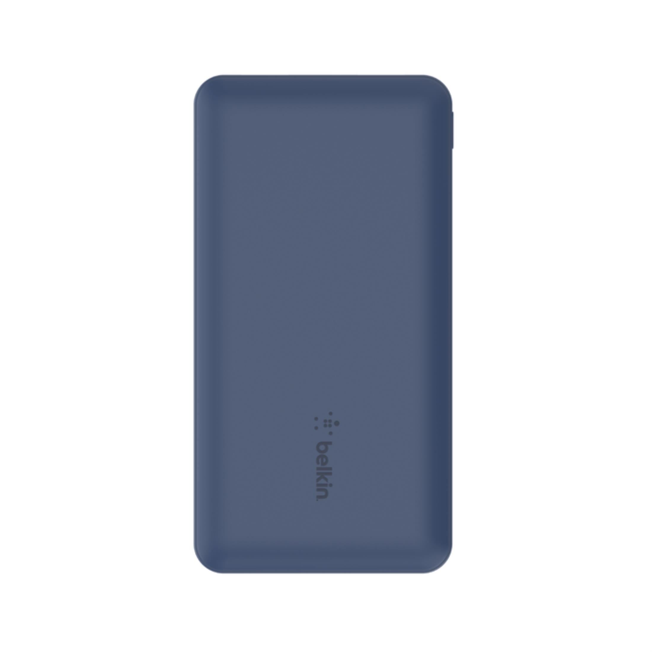 Belkin BoostCharge 10000mAh 3-Port Power Bank with USB-A to USB-C Cable Blue BPB011BTBL - Image 5
