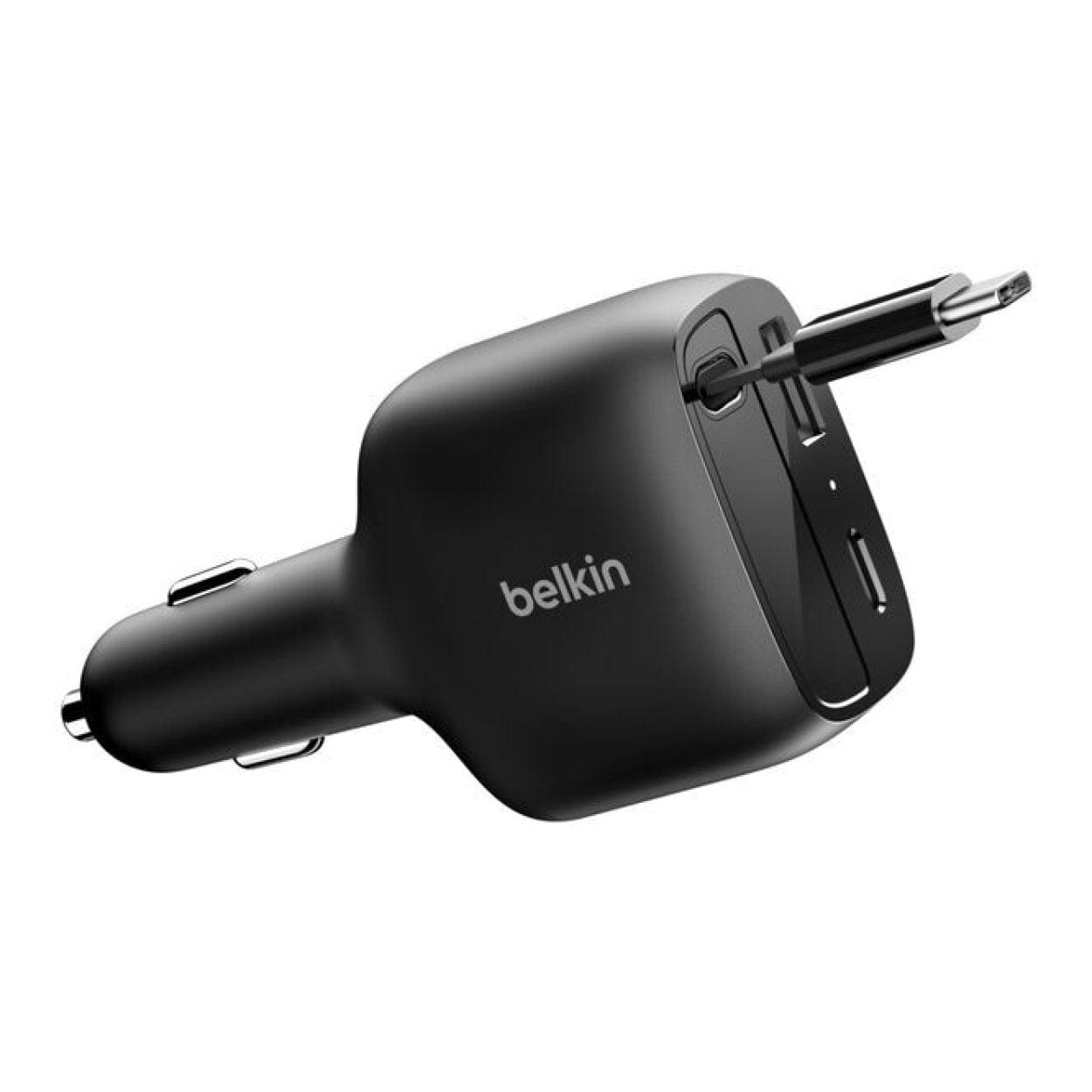 Belkin 75W BoostCharge Retractable Car Charger Black CCC001HQBK - Image 5