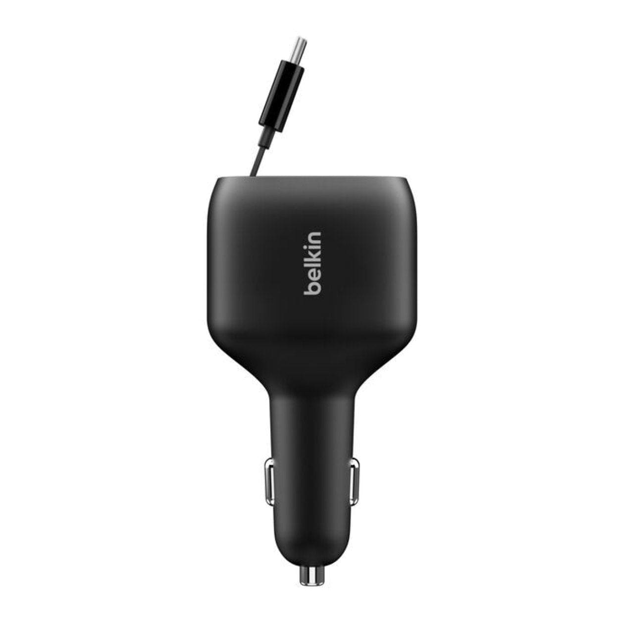 Belkin 75W BoostCharge Retractable Car Charger Black CCC001HQBK - Image 2