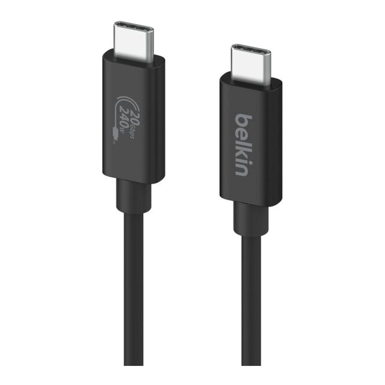 Belkin 2m USB4 204W 20Gbp/s Charging Cable Black INZ004bt2MBK - Image 4