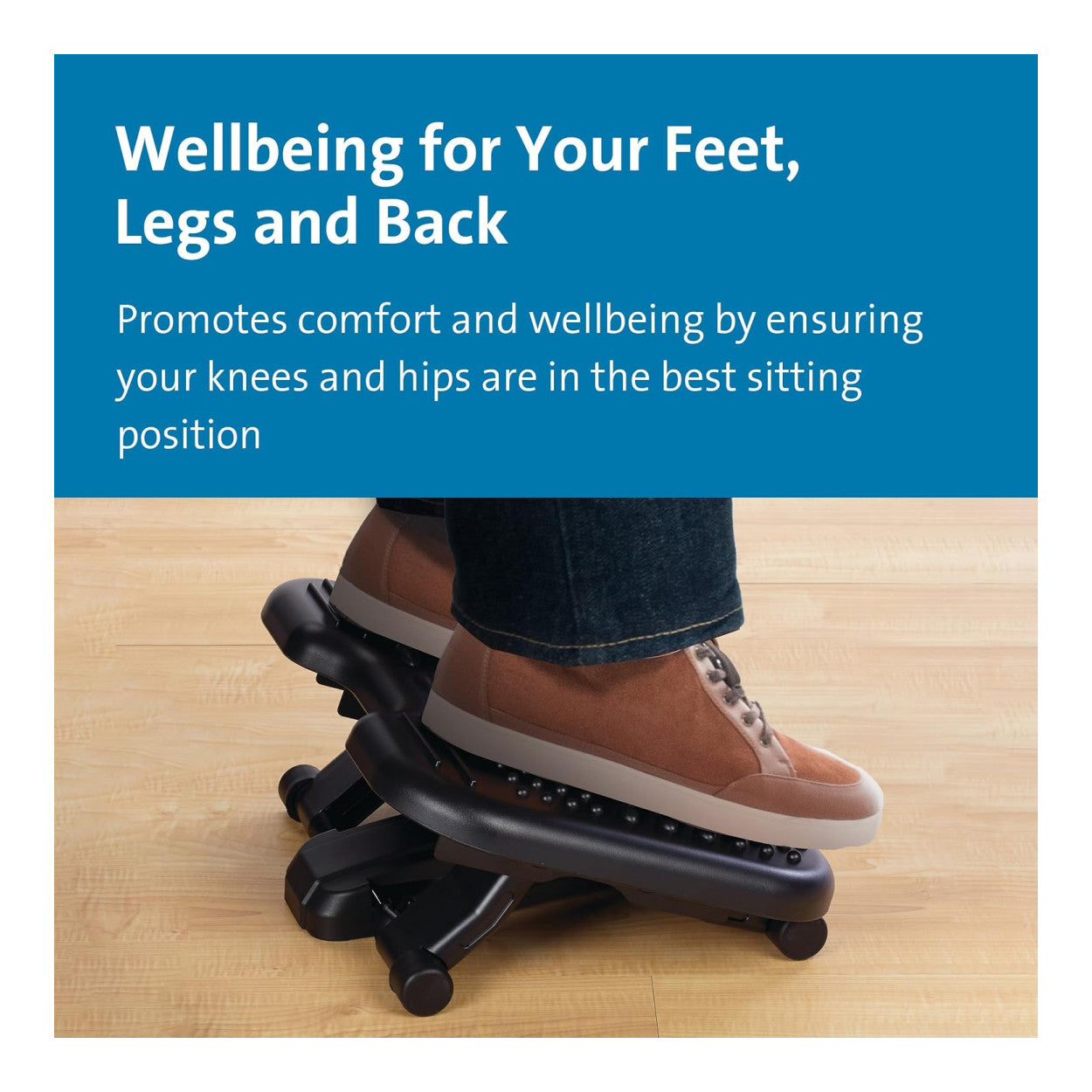 Kensington SoleMassage Footrest Grey 56155 - Image 7