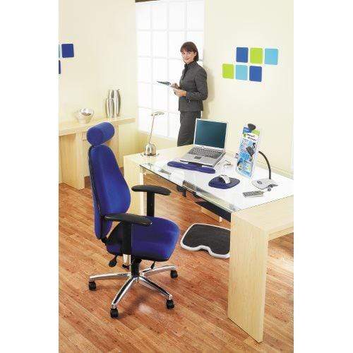 Kensington Foam Mousepad with Integral Wrist Rest Blue - Image 2
