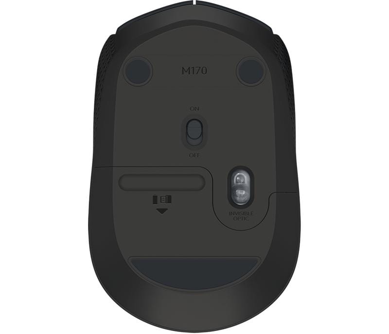 Logitech M170 Ambidextrous Wireless Mouse Grey 910-004642 - Image 3