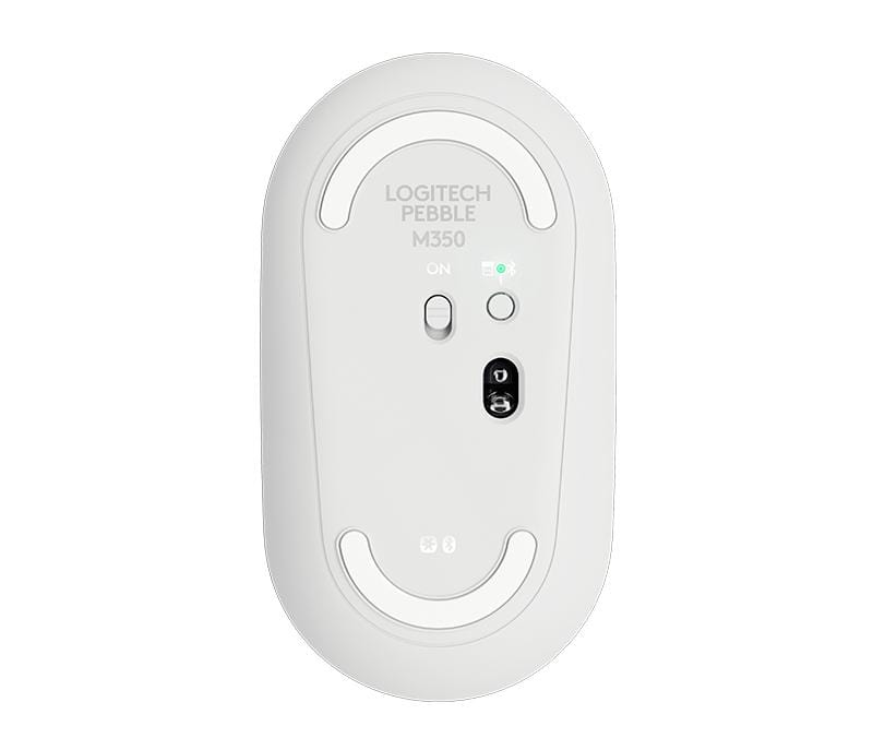 Logitech Pebble M350 Wireless Ambidextrous Mouse - Off-White 910-005716 - Image 2