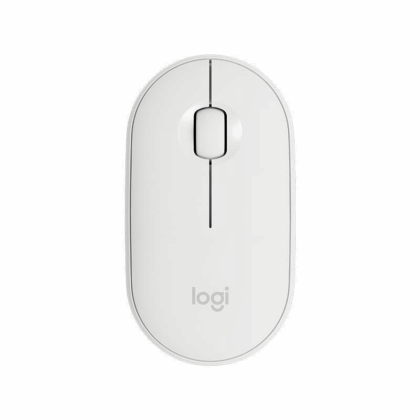 Logitech Pebble M350 Wireless Ambidextrous Mouse - Off-White 910-005716