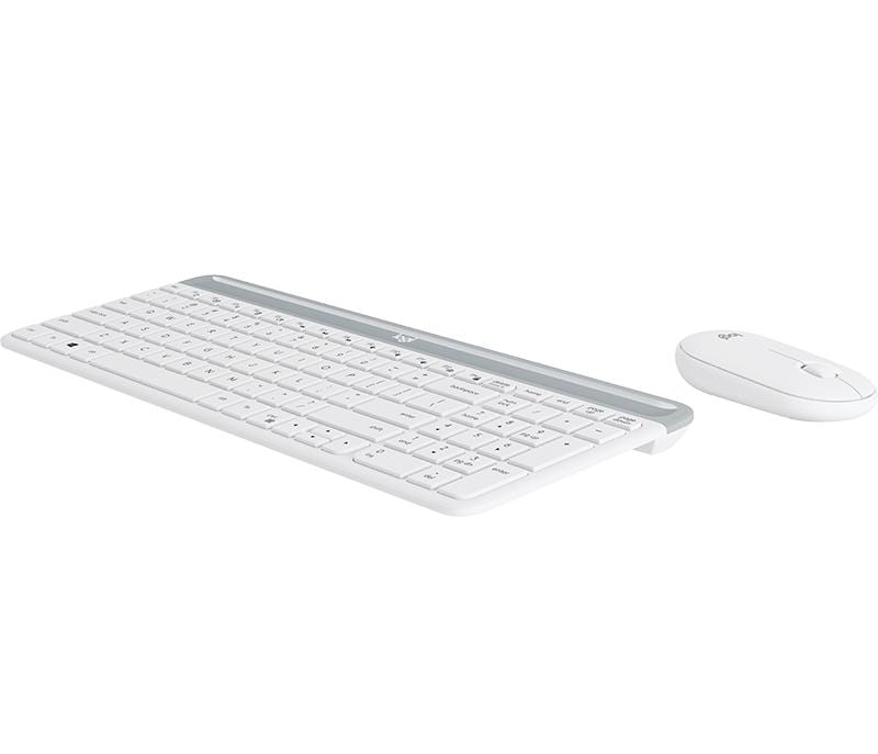 Logitech MK470 Slim Wireless Keyboard and Mouse Combo - White 920-009205 - Image 4