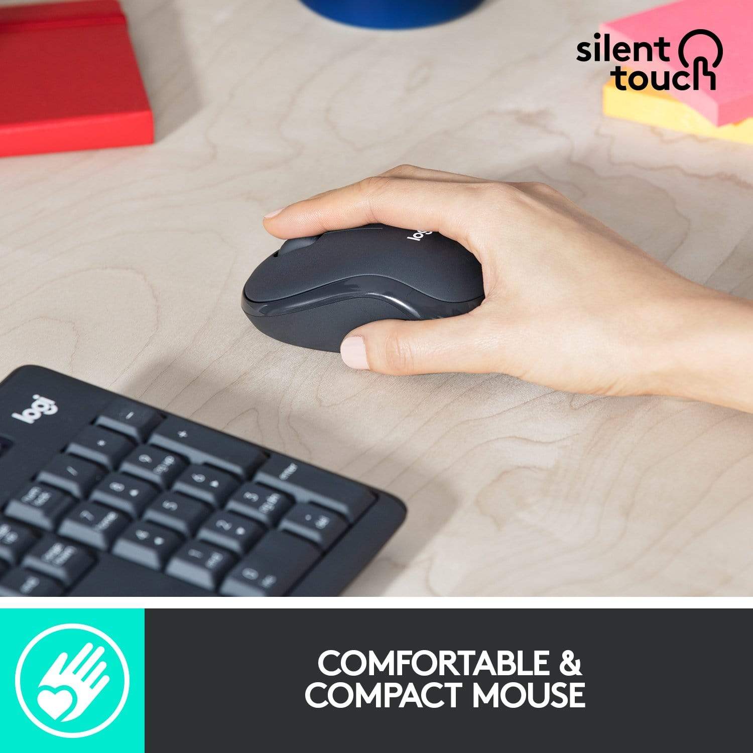Logitech MK295 Silent Wireless Combo - Graphite 920-009800 - Image 5