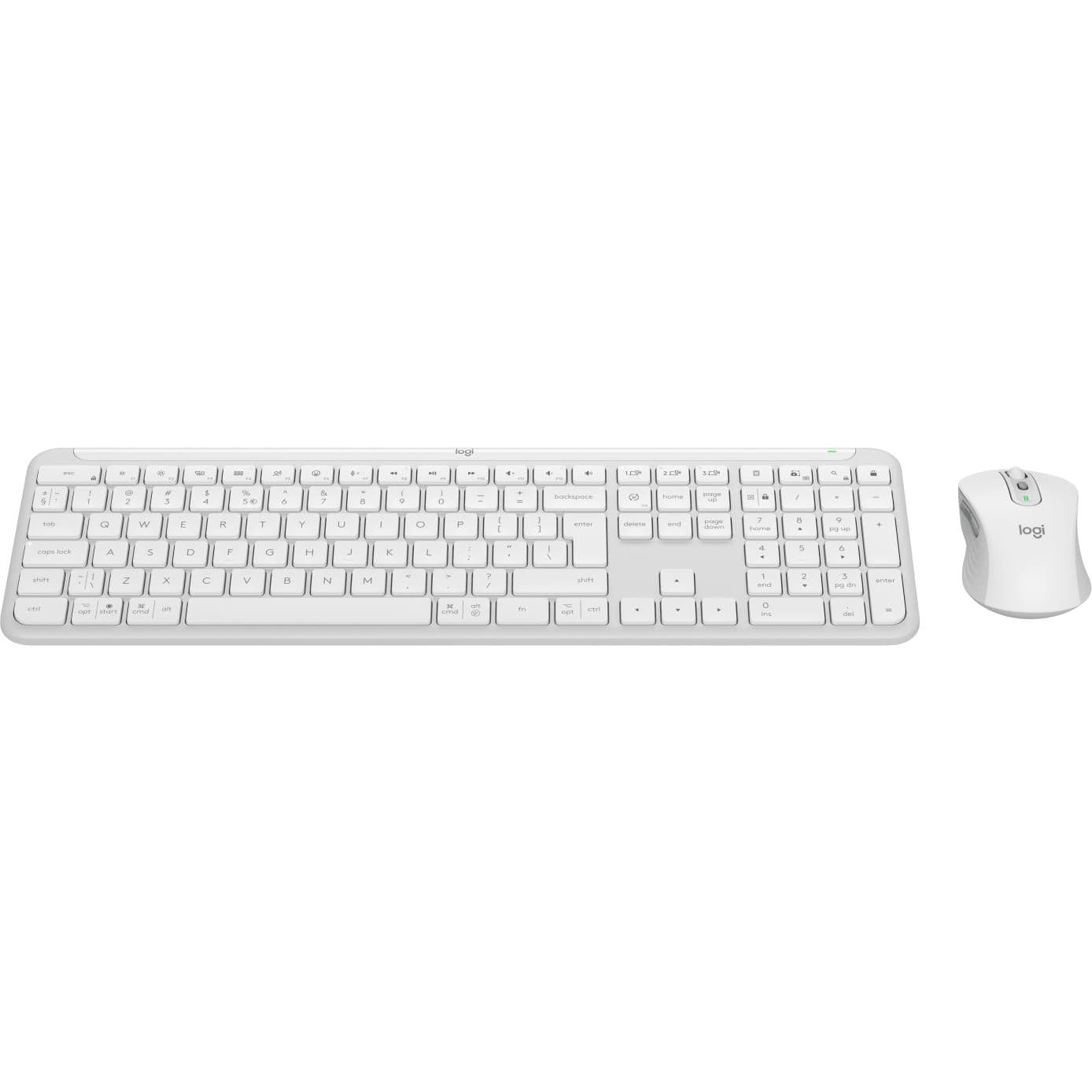 Logitech MK950 Signature Slim Wireless Keyboard and Mouse Combo - White 920-012491 - Image 5