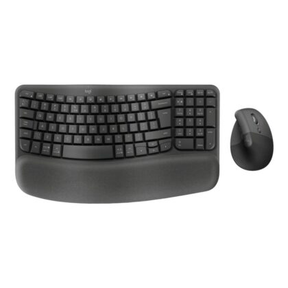 Logitech Wave Keys and Lift Wireless Keyboard and Mouse Combo 920-013635