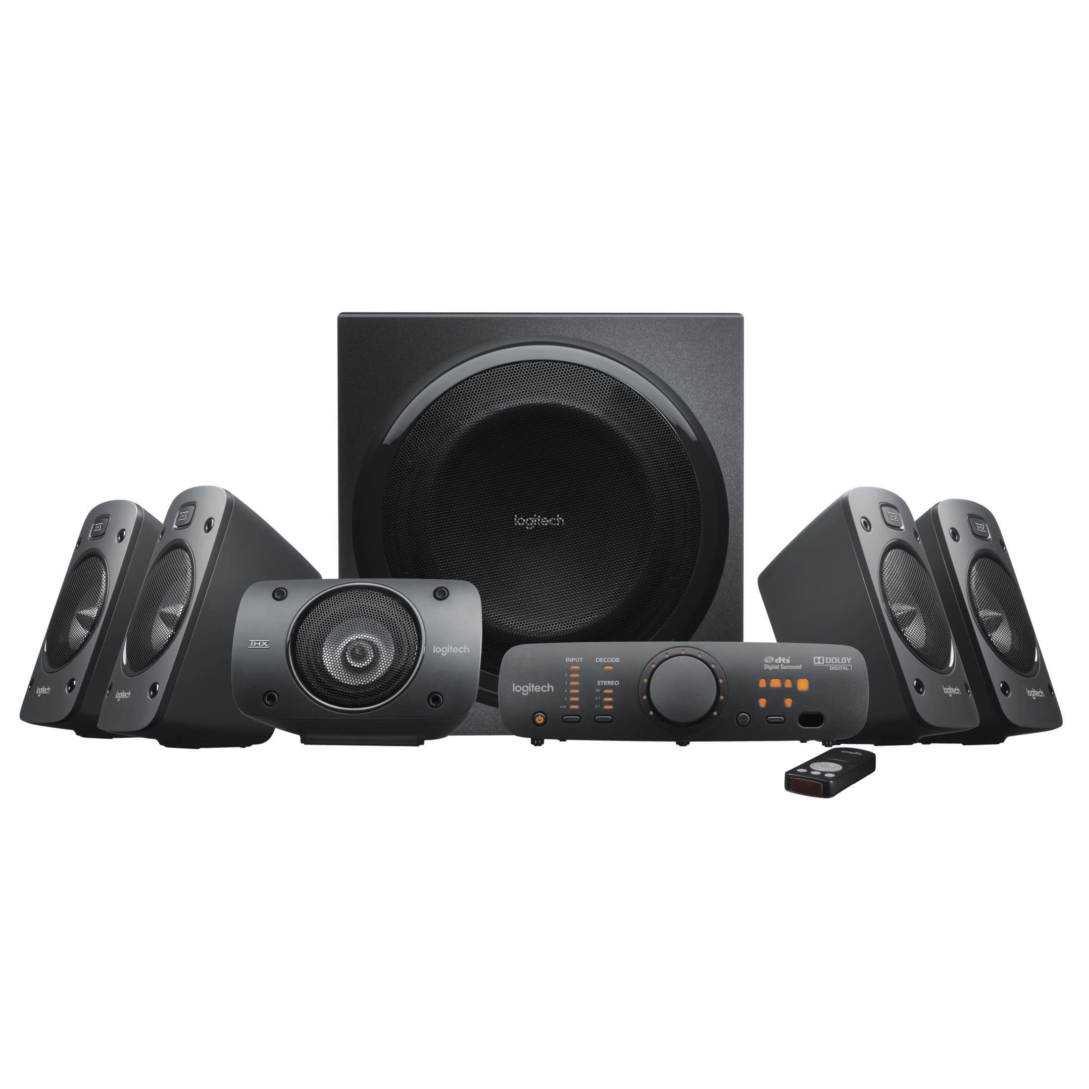 Logitech Z906 Surround Sound Speakers 5.1 THX 500w RMS 980-000468 - Image 3