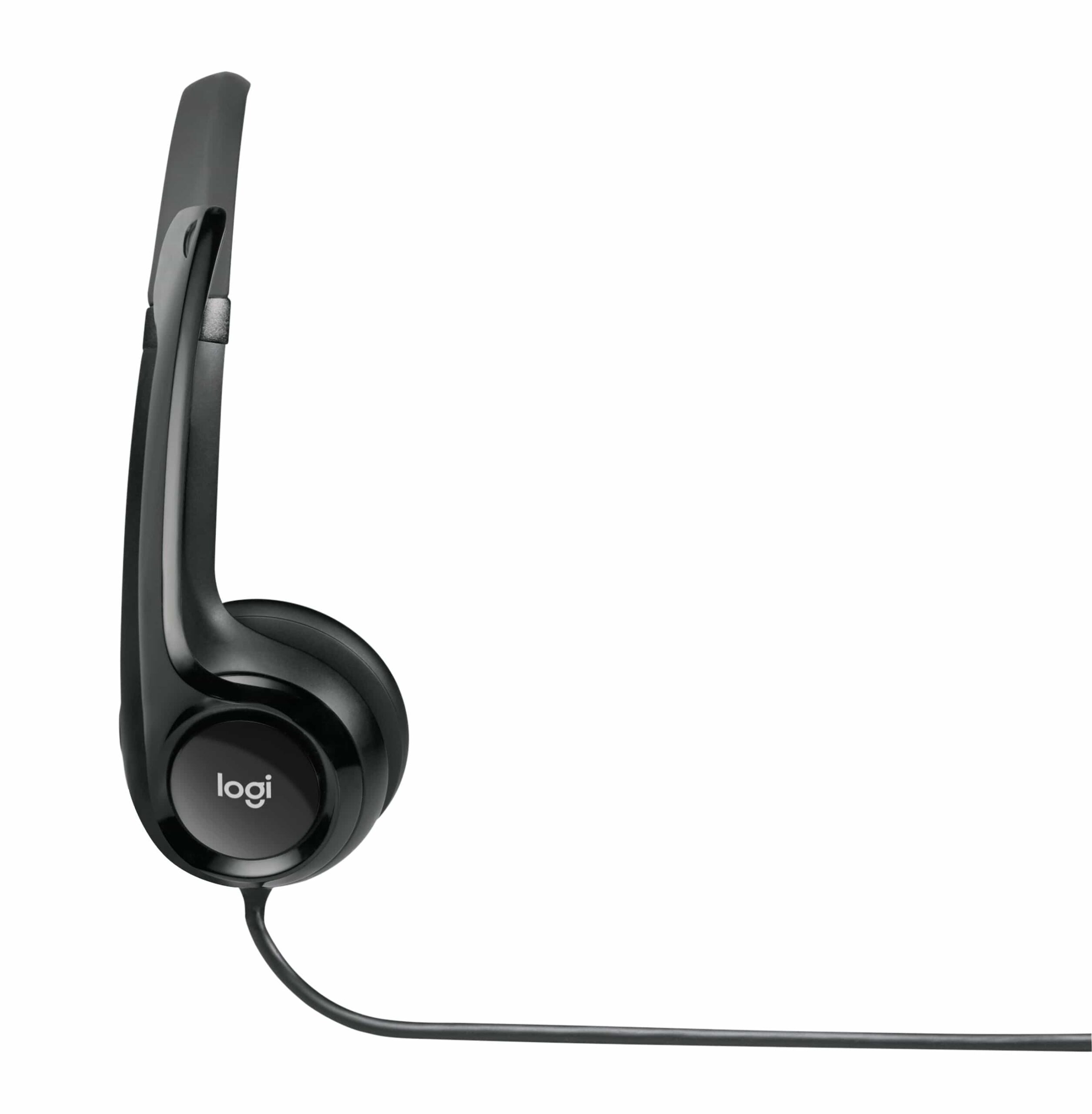 Logitech H390 USB-A Headset with Noise-Cancelling Mic Black 981-000406 - Image 5