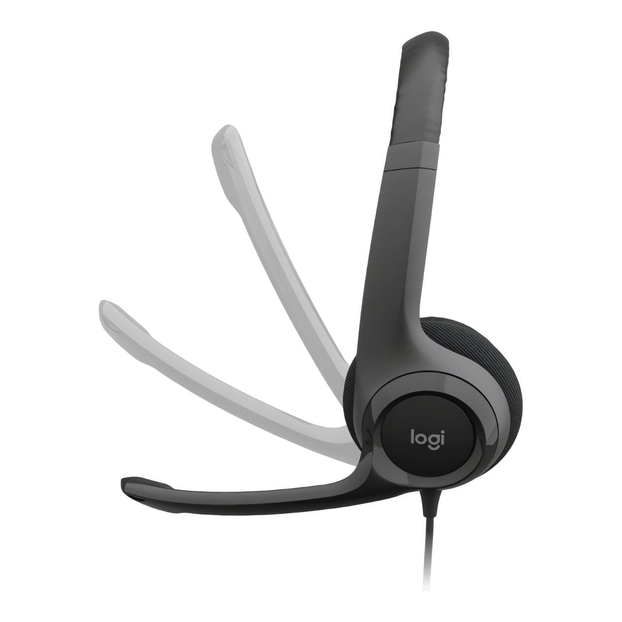 Logitech H390 USB-A Headset with Noise-Cancelling Mic Black 981-000406 - Image 8