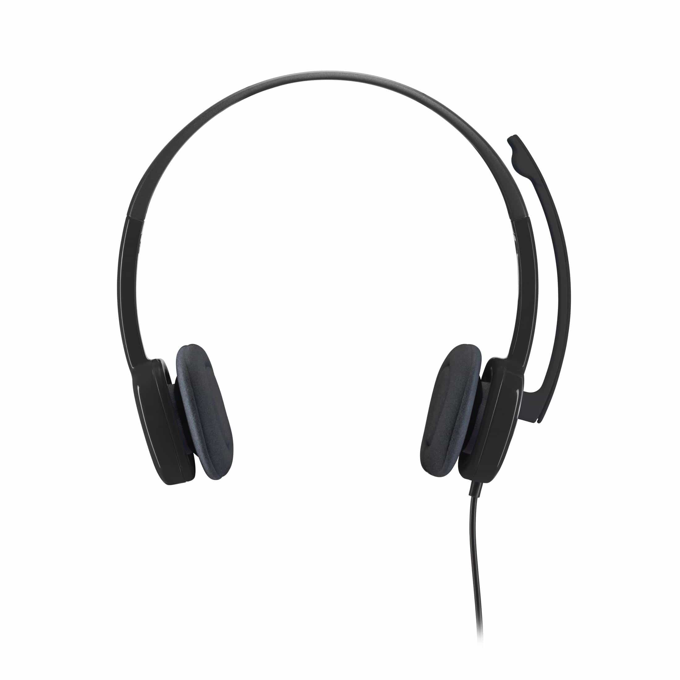 Logitech H151 Stereo Headset With Noise-Cancelling Mic Black 981-000589 - Image 8