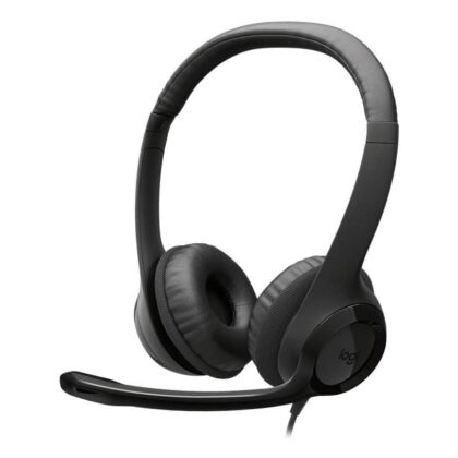 Logitech H390 USB-C Headset with Noise-Cancelling Mic Black 981-001576