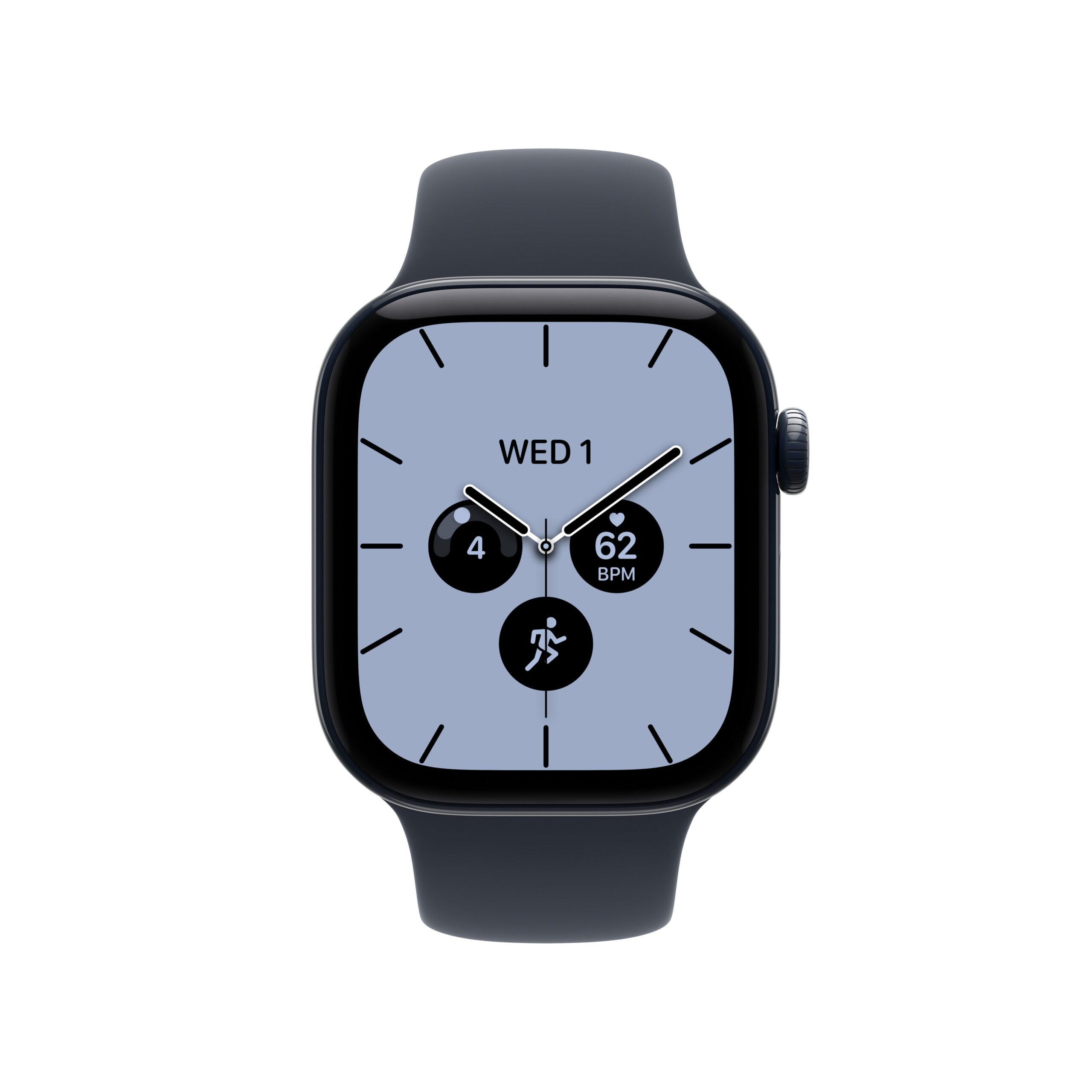 Apple Watch Series 12 GPS + Cellular 42mm Night Blue Ceramic Case with Navy Blue Sport Band - S/M - Image 2