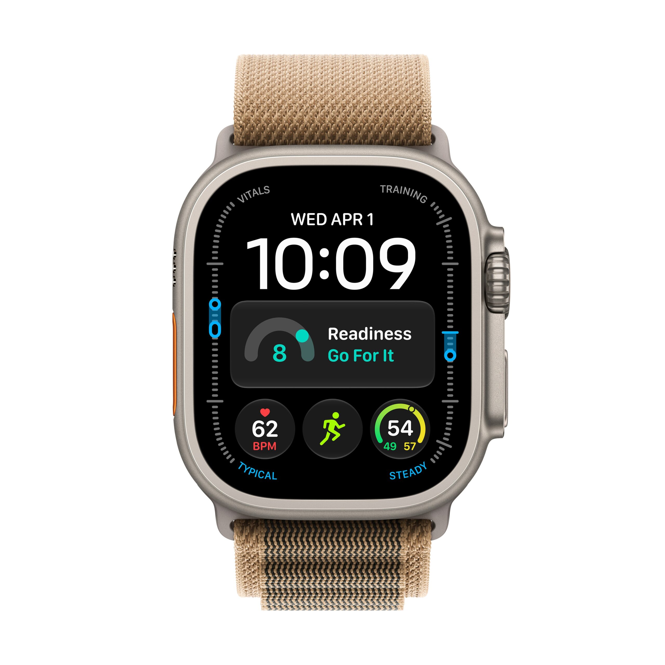 Apple Watch Ultra 4 GPS + Cellular 49mm Natural Titanium Case with Desert Alpine Loop - L - Image 2
