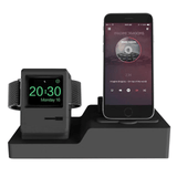 Tuff-Luv Apple Watch AirPods iPhone 3 in 1 Classic Charging Station Black A1_166 - Image 4
