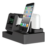 Tuff-Luv Apple Watch AirPods iPhone 3 in 1 Classic Charging Station Black A1_166 - Image 6
