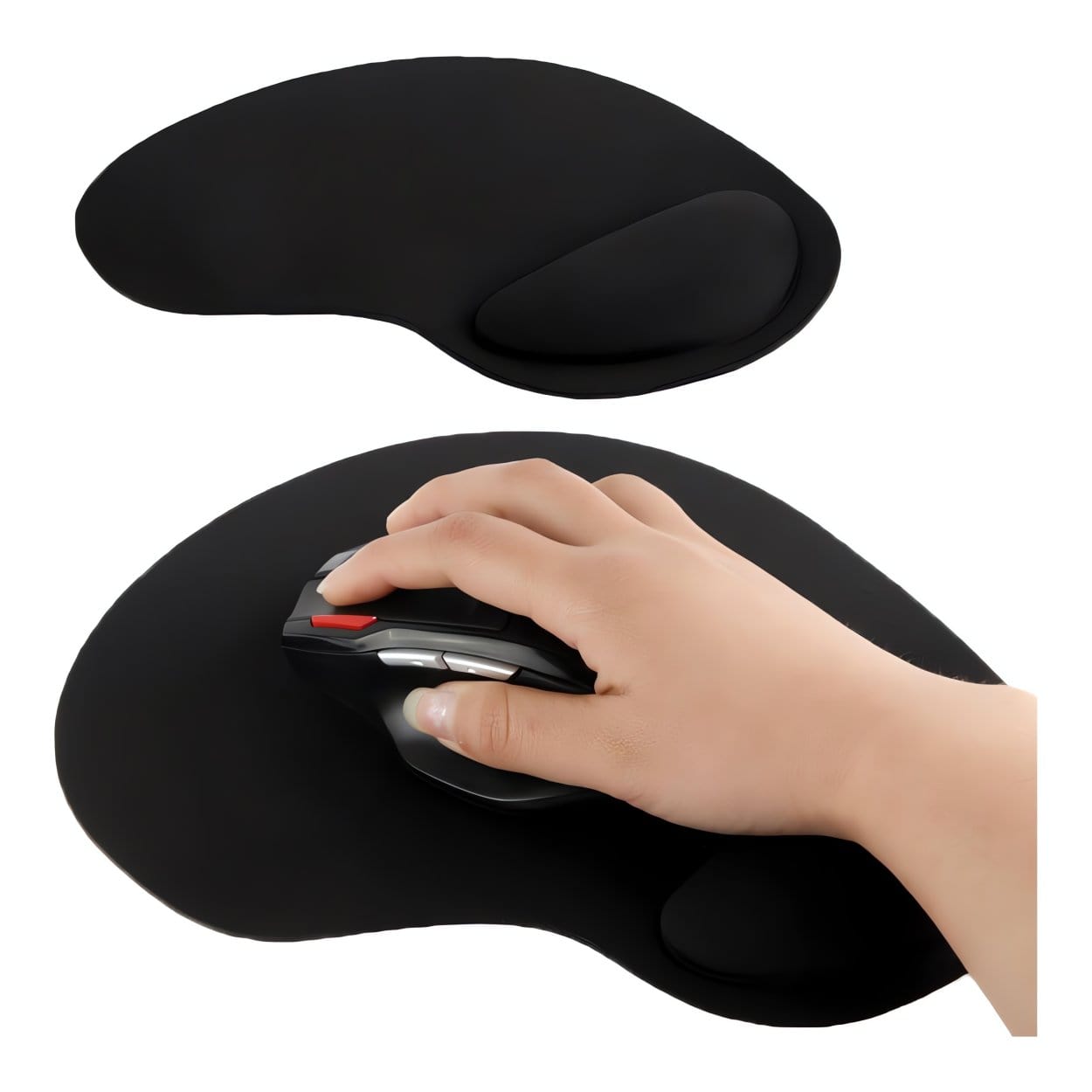 Tuff-Luv Ultra Slim Wrist Supporter Mouse Pad Black A4_68 - Image 5
