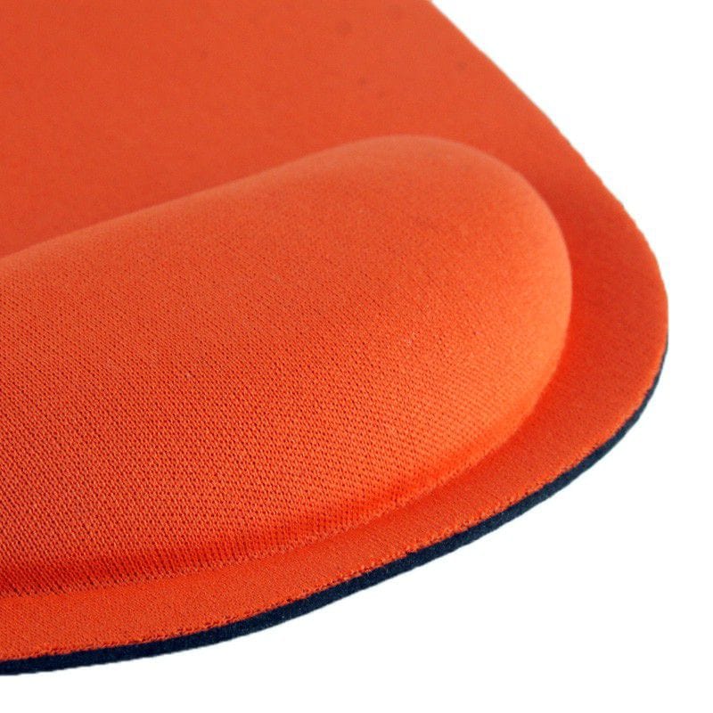 Tuff-Luv Ultra Slim Cloth Mouse Pad with Wrist Foam Pad Orange A4_71 - Image 3