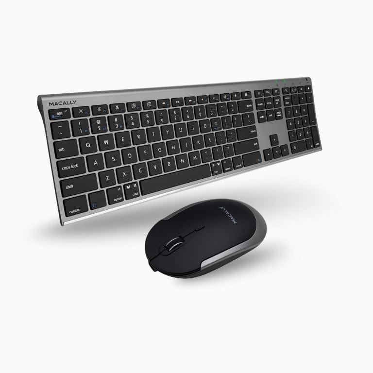 Macally Premium Bluetooth Rechargeable Keyboard and Mouse Combo for Mac - Space Gray ACEBTKEYSGCB - Image 3