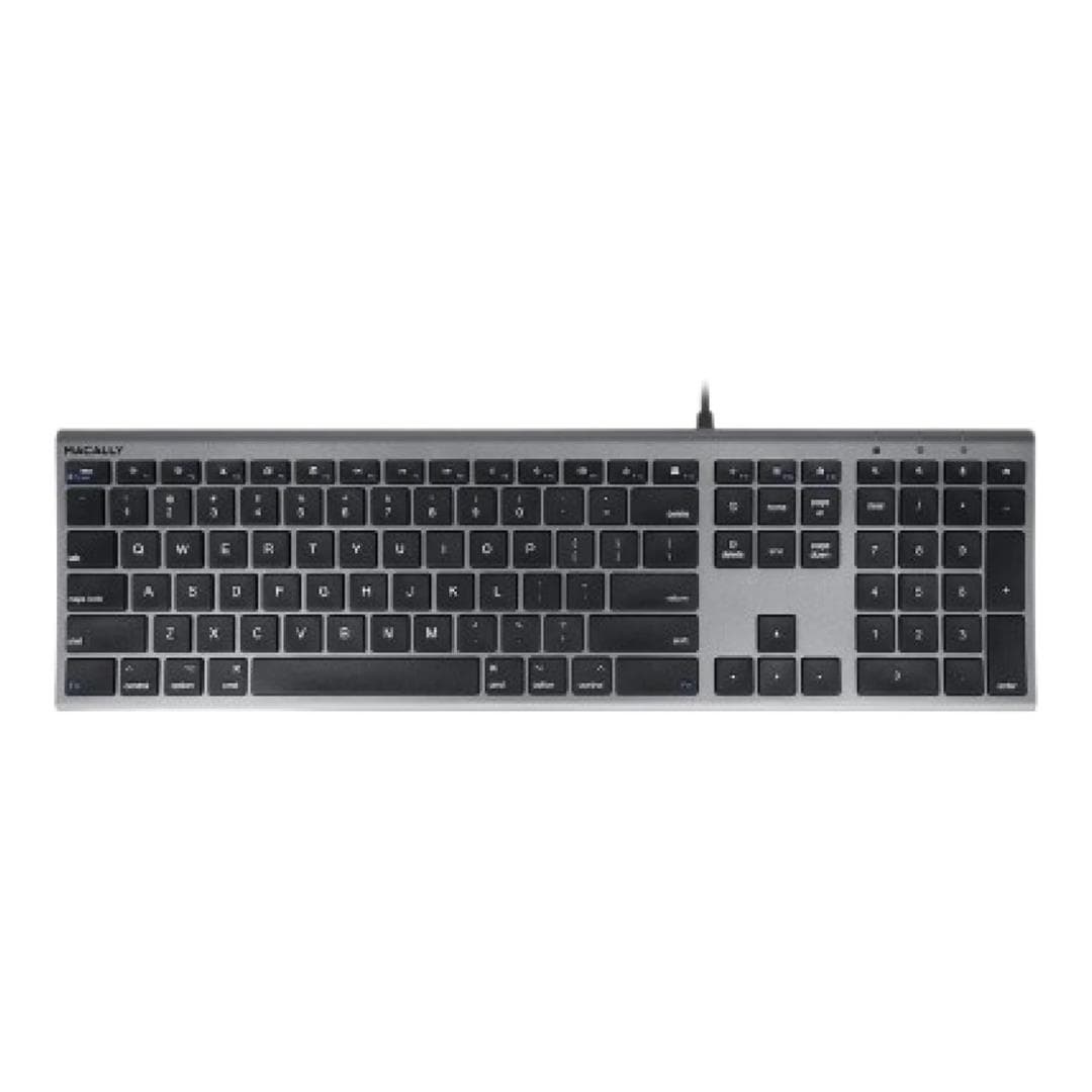 Macally ACEKEYSG Everyday Wired Keyboard Space Grey
