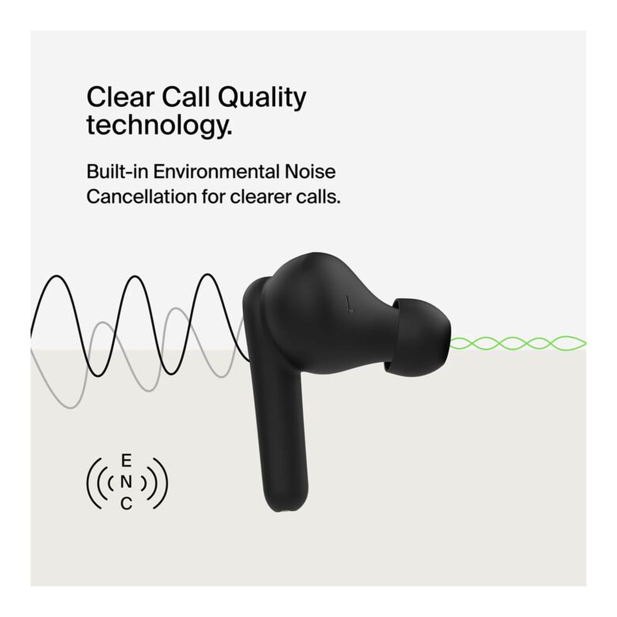 Belkin SoundForm Rhythm TWS Earbuds Black AUC012BTBK - Image 8