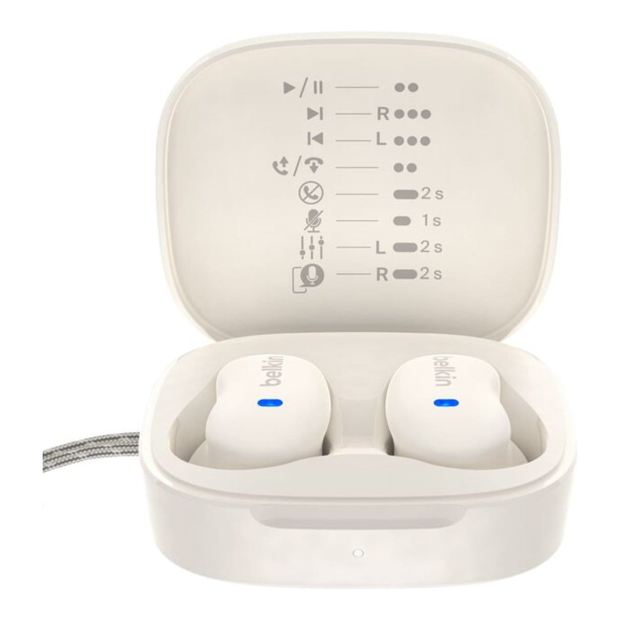 Belkin SoundForm Anywhere True Wireless Earbuds White AUC014HQCR - Image 6