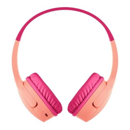 Belkin Soundform Mini Kids Wireless Headphones Pink with Case AUD001HQPKV3CS
