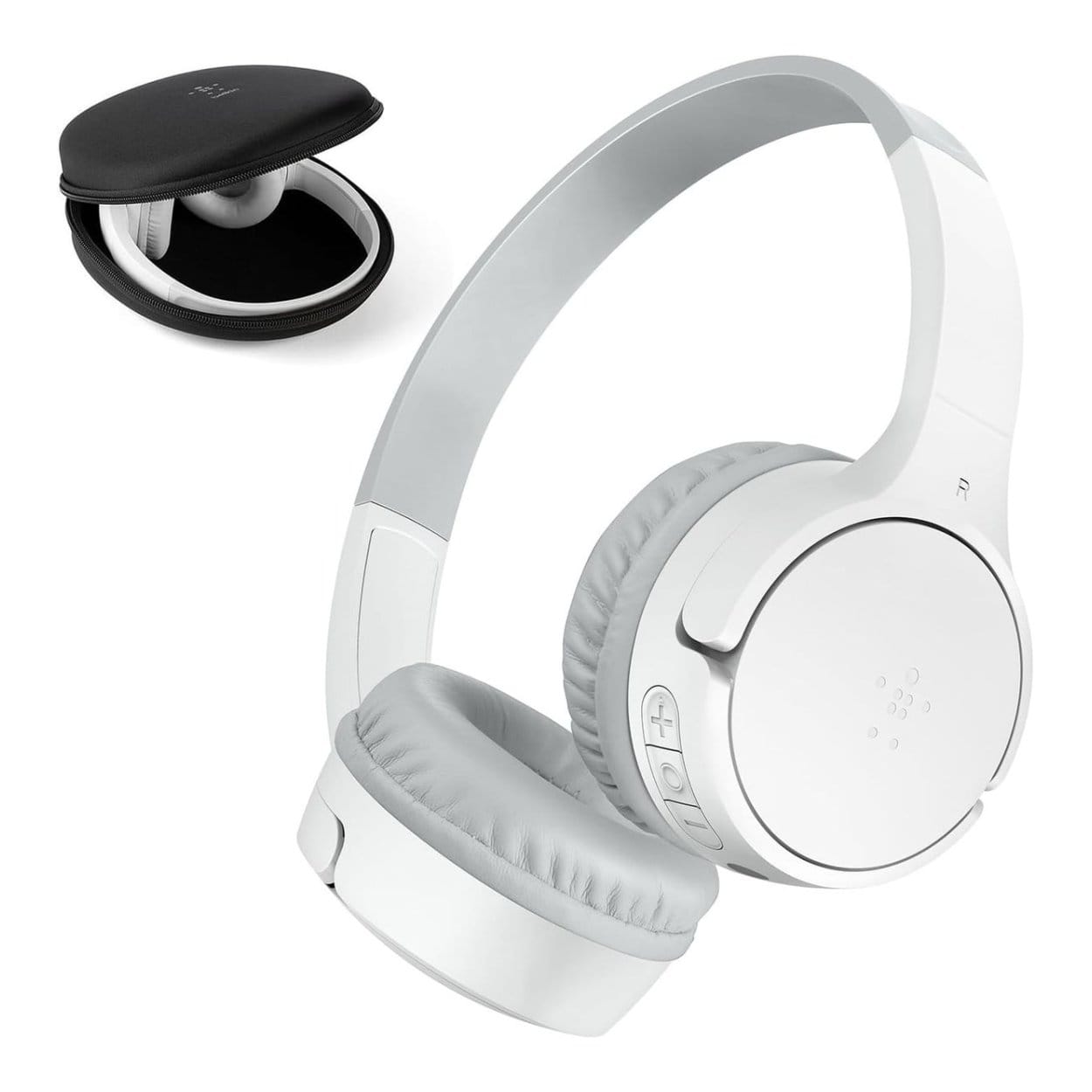 Belkin Soundform Mini Kids Wireless Headphones White with Case AUD001HQWHV3CS - Image 2