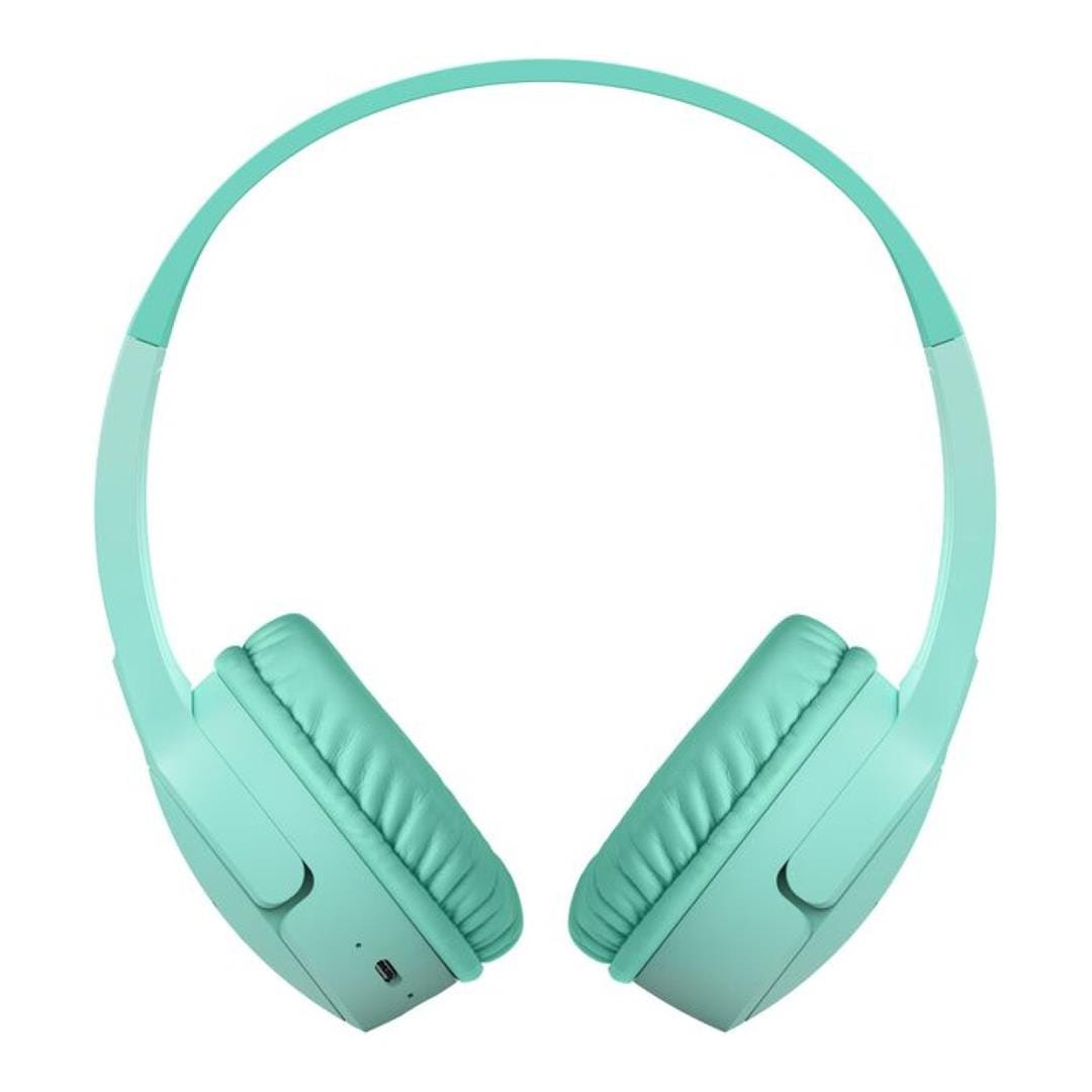 Belkin SoundForm Mini Kids Wireless Headphones Mint Green AUD002HQMNV3