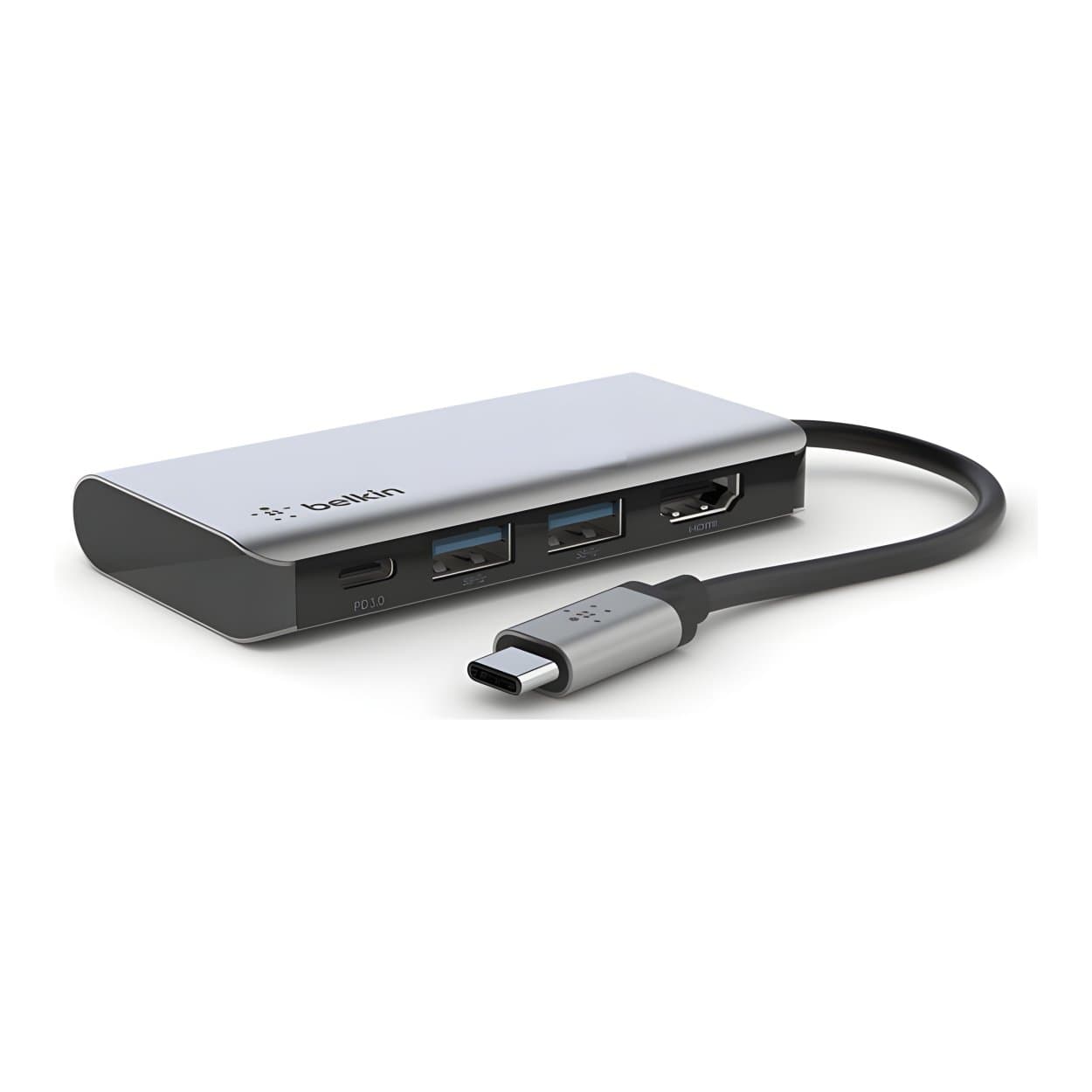 Belkin Connect USB-C 4-in-1 Multiport Adapter AVC006BTSGY - Image 2