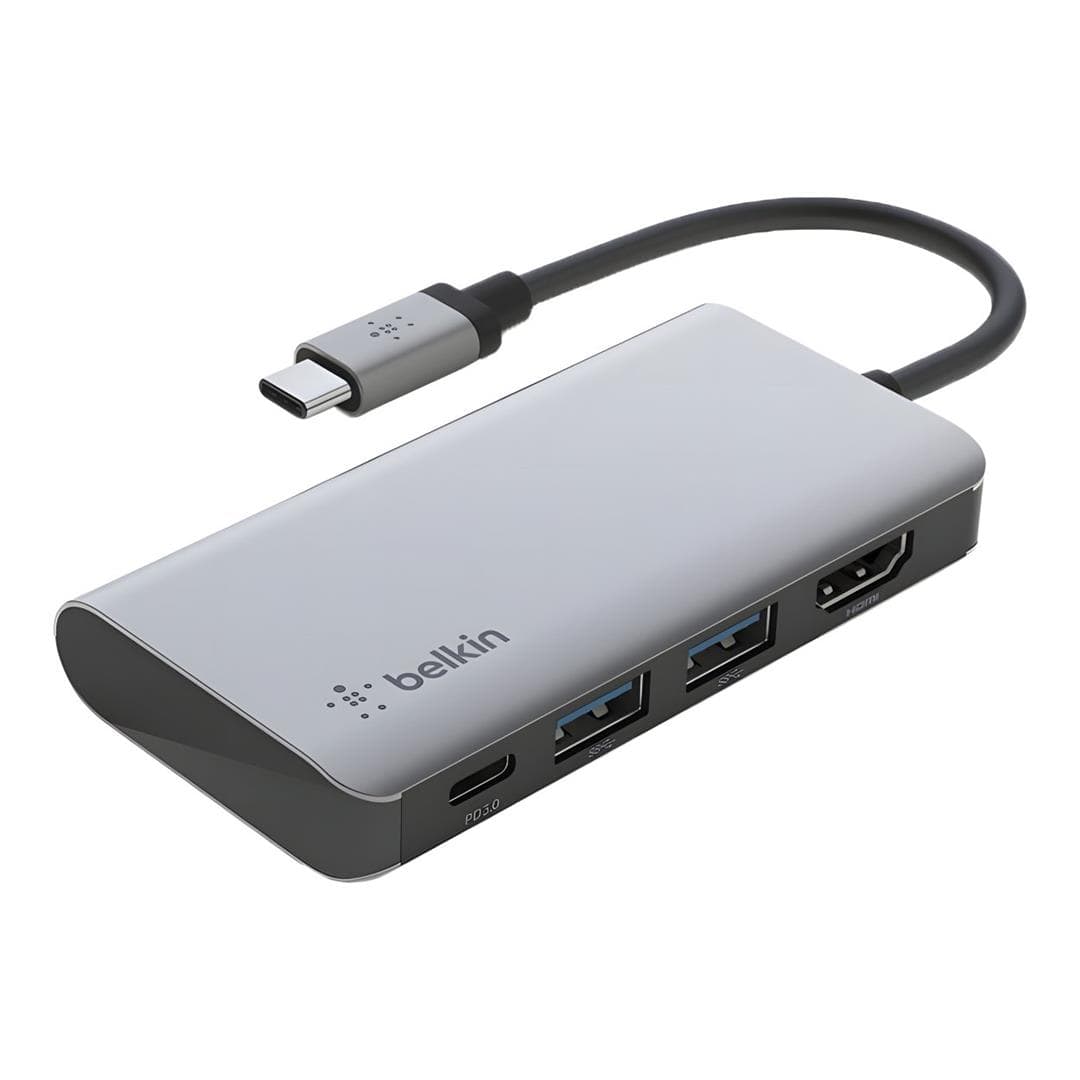 Belkin Connect USB-C 4-in-1 Multiport Adapter AVC006BTSGY