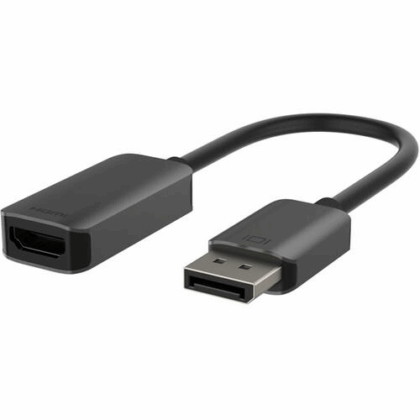 Belkin 4K HDR Active DisplayPort to HDMI Adapter AVC011BTSGY-BL