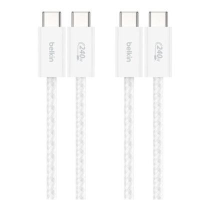 Belkin BoostCharge Type-C Male to Male USB Cable 1.5m White BBD009HQ05WH2PK