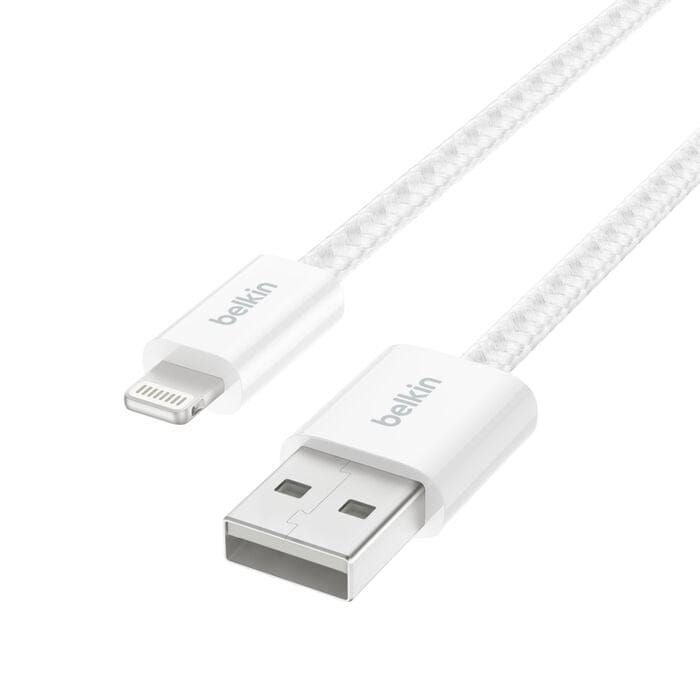 Belkin 2m BoostCharge USB-A Cable with Lightning Connector 2-Pack White BBD012HQ05WH2PK - Image 6