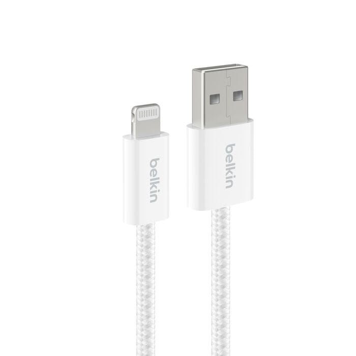Belkin 2m BoostCharge USB-A Cable with Lightning Connector 2-Pack White BBD012HQ05WH2PK - Image 5
