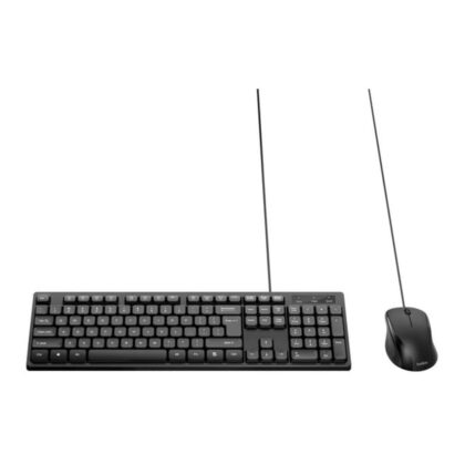 Belkin Connect Wired Keyboard and Mouse Combo Black BBZ014TT