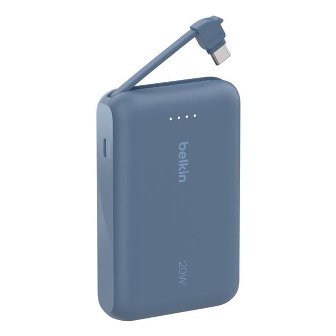 Belkin BoostCharge 10 000 mAh with USB-C Cable and Port Power Bank Blue BPB021HQBL - Image 7