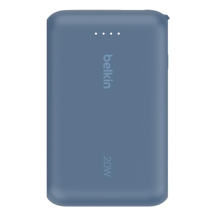 Belkin BoostCharge 10 000 mAh with USB-C Cable and Port Power Bank Blue BPB021HQBL - Image 3