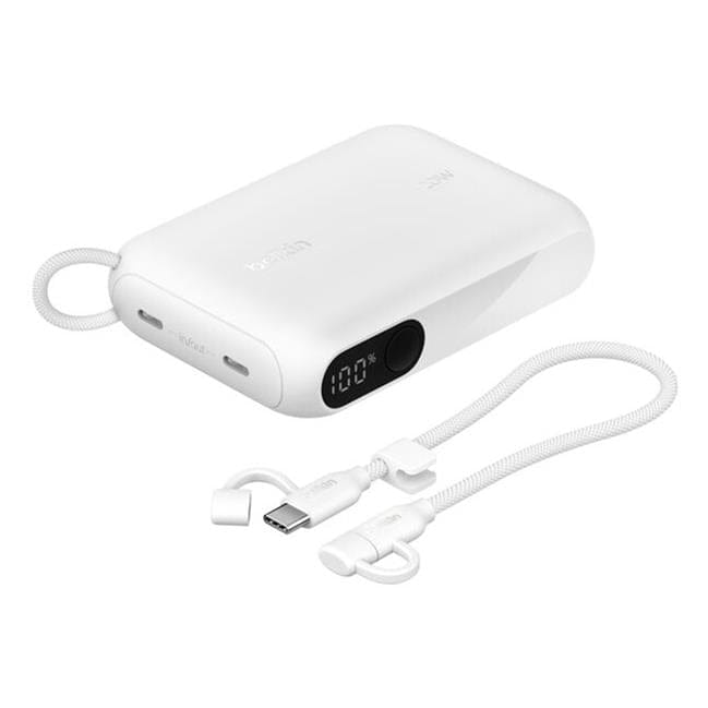Belkin Boostcharge 10000mAh Powerbank White BPB027HQWH - Image 7