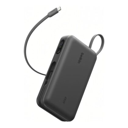 Belkin UltraCharge 20,000mAh 45W Power Bank with Integrated Cable and Display - Black BPB036HQBK