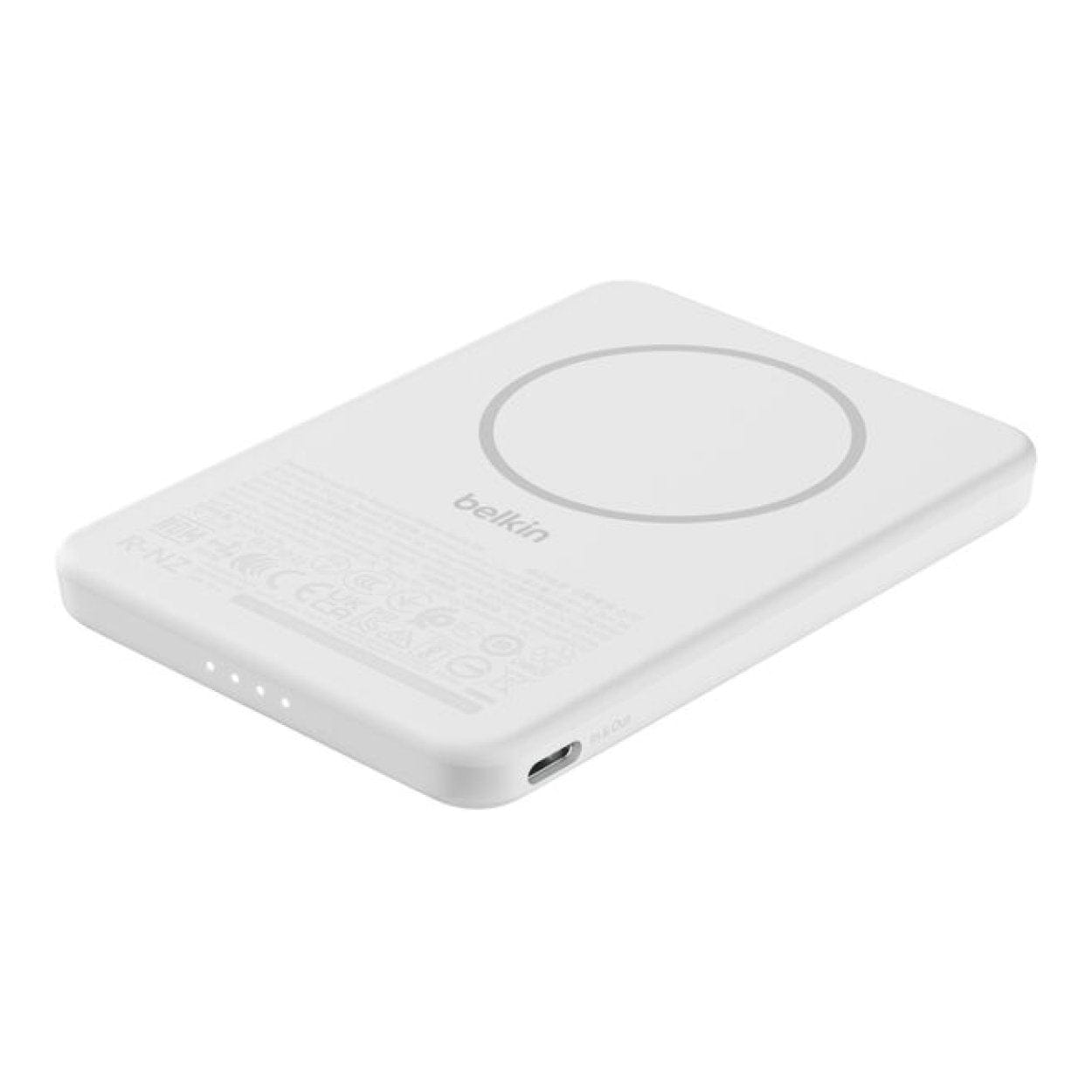 Belkin BoostCharge 5000mAh Slim Magnetic Powerbank White BPD010HQWH - Image 3