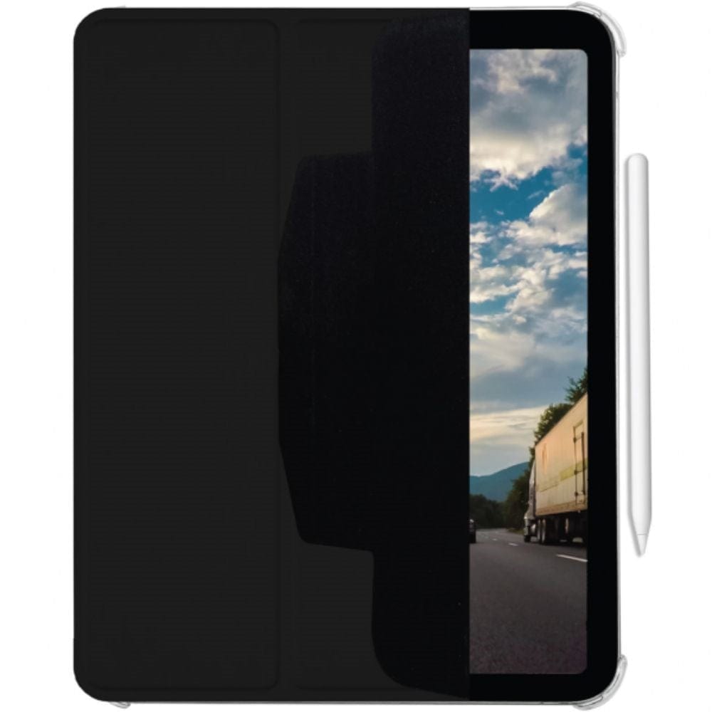 Macally Case and Stand and Pen Holder for 12.9-inch Apple iPad - Black BSTANDP6L-B - Image 3